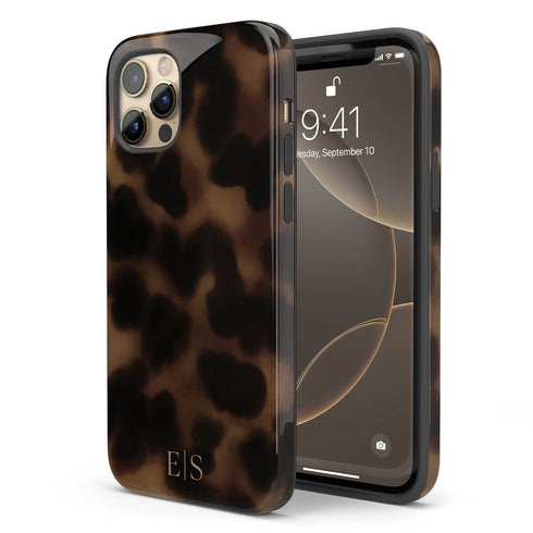 Personalized Amber Tortoise iPhone Case