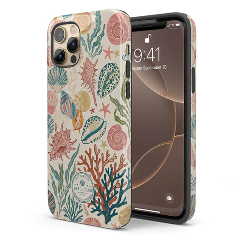 Personalized Beach Club Society iPhone Case