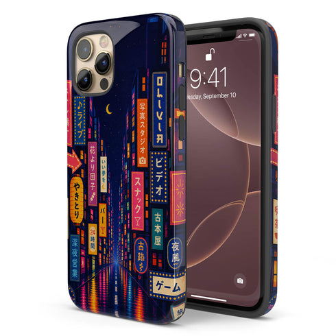 Personalized Midnight Tokyo iPhone Case