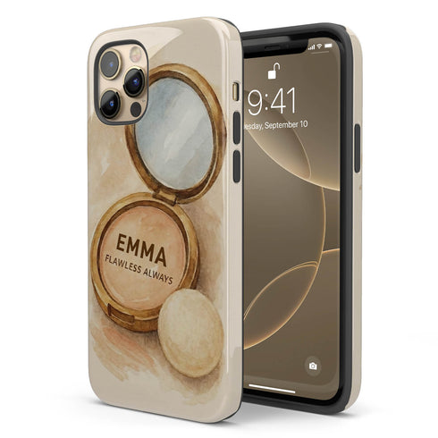 Personalized Soft Glam Flawless Makeup iPhone Case