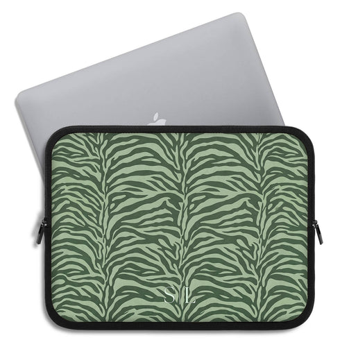 Personalized Urban Zebra Laptop Sleeve