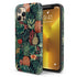 Custom Initials Tropical Pineapples & Flowers iPhone Case