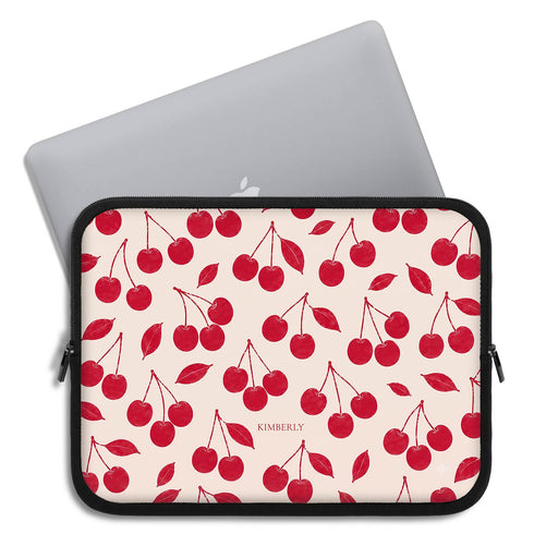 Personalized Cherry Pair Laptop Sleeve