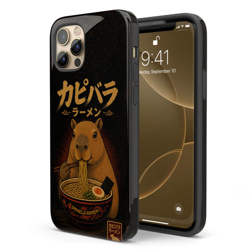 Personalized Capybara Ramen iPhone Case