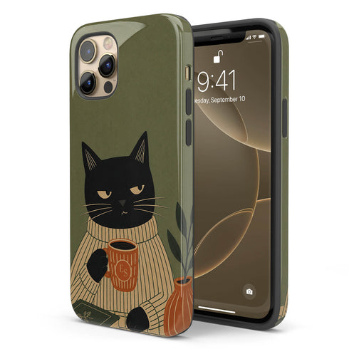Personalized Judgy Cat iPhone Case