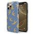 Personalized Golden Swallows iPhone Case