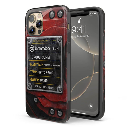 Personalized Racing Brake Caliper iPhone Case