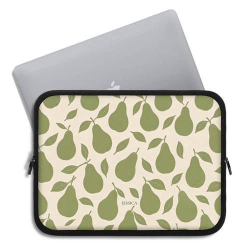 Personalized Pear Grove Laptop Sleeve