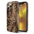 Exotic Leopard Custom Initials iPhone Case
