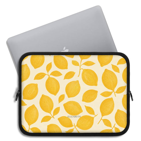 Personalized Amalfi Lemons Laptop Sleeve