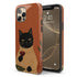 Personalized Zen Wine Cat iPhone Case
