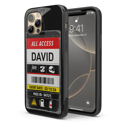 Personalized Racing Pass iPhone Case