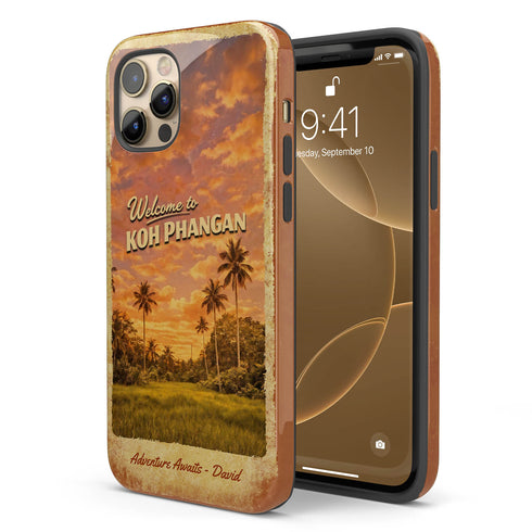 Personalized Tropical Island Escape Collection iPhone Case