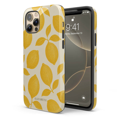 Personalized Amalfi Lemon iPhone Case