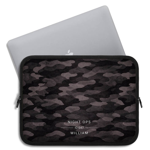 Personalized Tactical Camo Laptop Sleeve