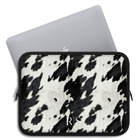 Personalized Cowhide Laptop Sleeve
