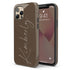 Custom Signature Name Earth Tones iPhone Case - Light