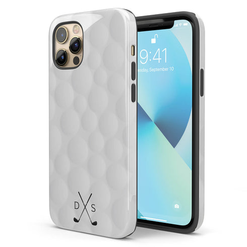 Sports Golf Club Initials iPhone Case