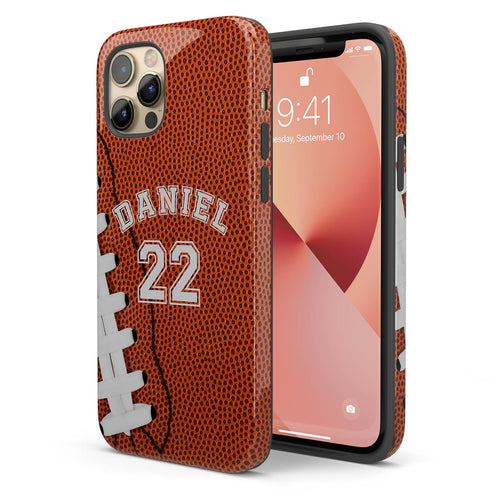 Sports Football Player & Number iPhone Case