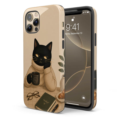 Personalized Do Not Disturb Cat iPhone Case