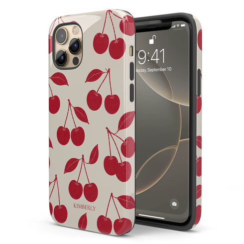 Personalized Cherry Pair iPhone Case