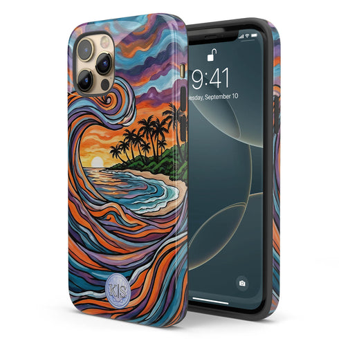 Personalized Ocean Flow iPhone Case