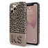 Boho Leopard 3D Initials iPhone Case