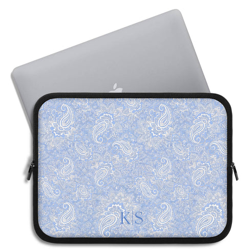 Personalized Resort Paisley Laptop Sleeve