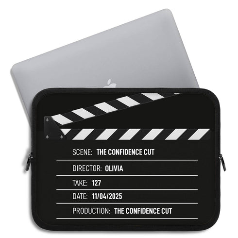 Personalized Movie Director Clapperboard Laptop Sleeve