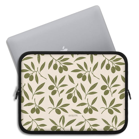 Personalized Olive Branch Laptop Sleeve
