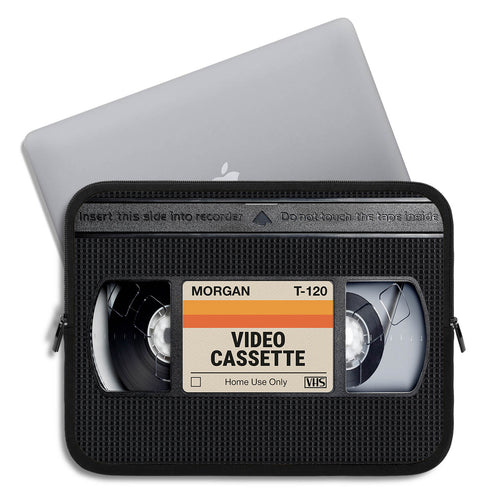 Personalized VHS Video Cassette Laptop Sleeve