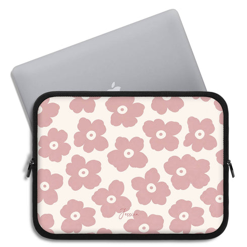 Personalized Soft Bloom Laptop Sleeve