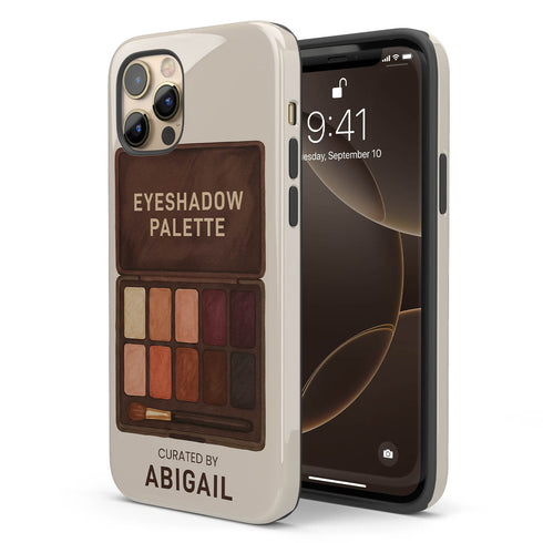 Personalized Glamour Eyeshadow Makeup Palette iPhone Case