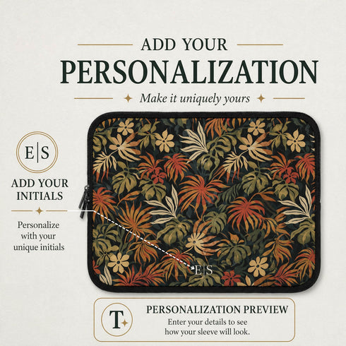 Personalized Wild Canopy Laptop Sleeve