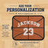 Personalized Basketball Laptop Sleeve