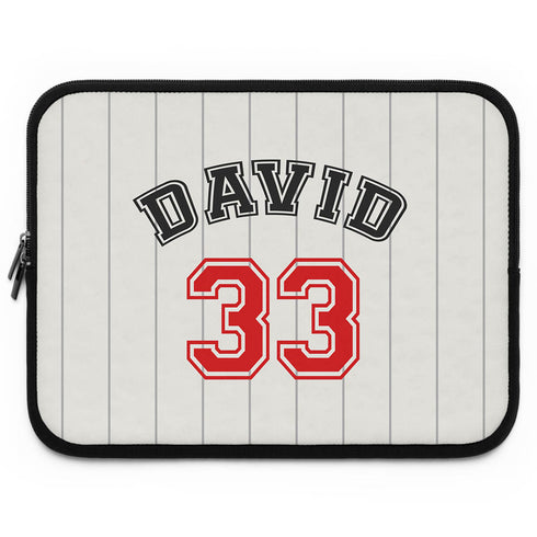 Personalized Baseball Laptop Sleeve