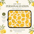 Personalized Amalfi Lemons Laptop Sleeve
