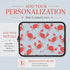Personalized Dancing Crabs Laptop Sleeve