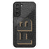3D Initials Dark Leopard Galaxy Case - Vertical