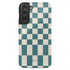 Custom Initials Retro Checkerboard Galaxy Case