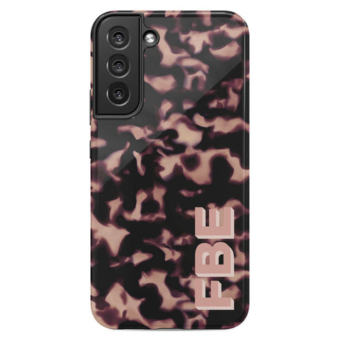 3D Custom Name Dark Tort Galaxy Case