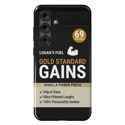 Personalized Gym Rat Protein Powder Galaxy Case