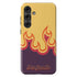 Personalized Cool Flame Effect Galaxy Case