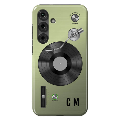 Personalized Classic Vinyl Record Player Galaxy Case