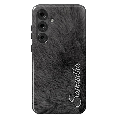 Personalized Whimsical Animal Fur Galaxy Case