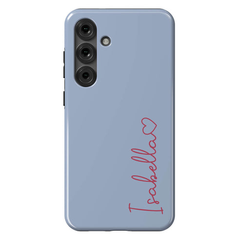 Personalized Cute Vibrant Heart Accent Galaxy Case