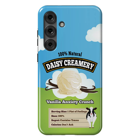 Personalized Emotional Support Ice Cream Pint Galaxy Case