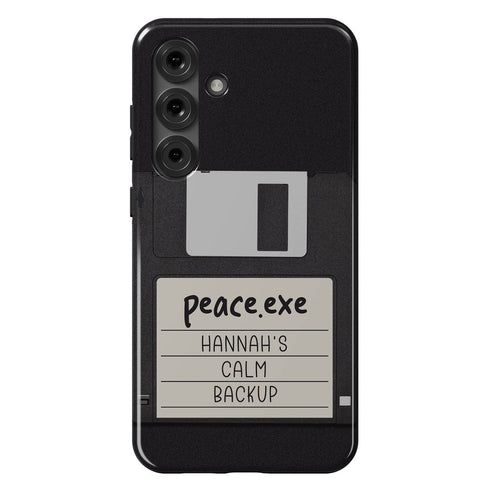 Personalized Emotional Backup Floppy Disk Galaxy Case
