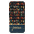 Custom Name Bookshelf Academia Galaxy Case