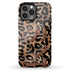 Wild Metallic Leopard 3D Initials iPhone Case